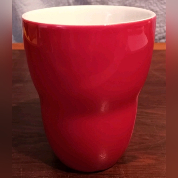 Starbucks Aida 2008 No Handle Red Mug Cup - Picture 4 of 6